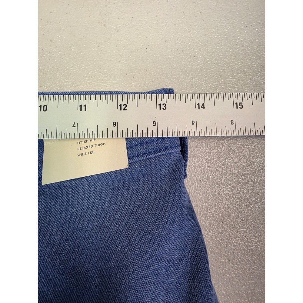 Universal Thread Sailor Wide Leg Jeans Blue High Rise Size 6 - Picture 5 of 7